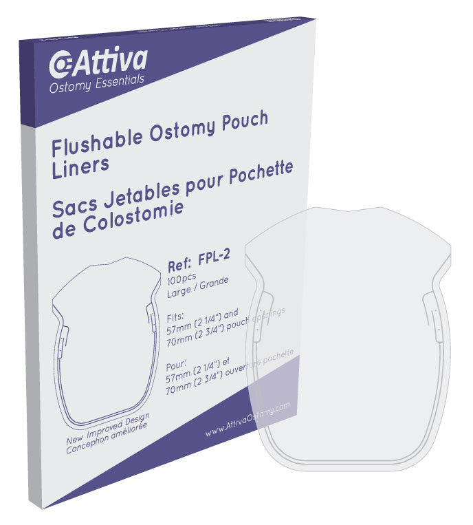 Flushable Ostomy Pouch Liners with