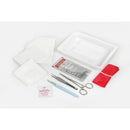 Sterile Dressing Tray. Forceps, Gauze, Under pad, CSR wrap