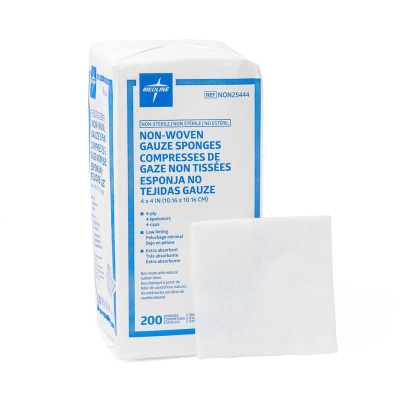 Medline Non-Sterile Non-Woven Gauze Sponge